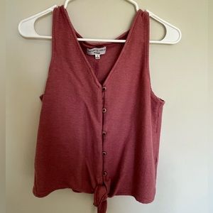 Madewell salmon pink top size M